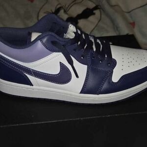 Nike Air Jordan 1 Low Men's Size 9 Sky J Purple White Light Blueberry New
